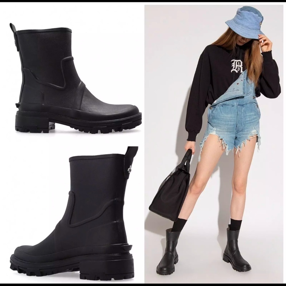Rag & Bone‎ Shiloh Rain Boots
Black Women's Size 35 US 5/5